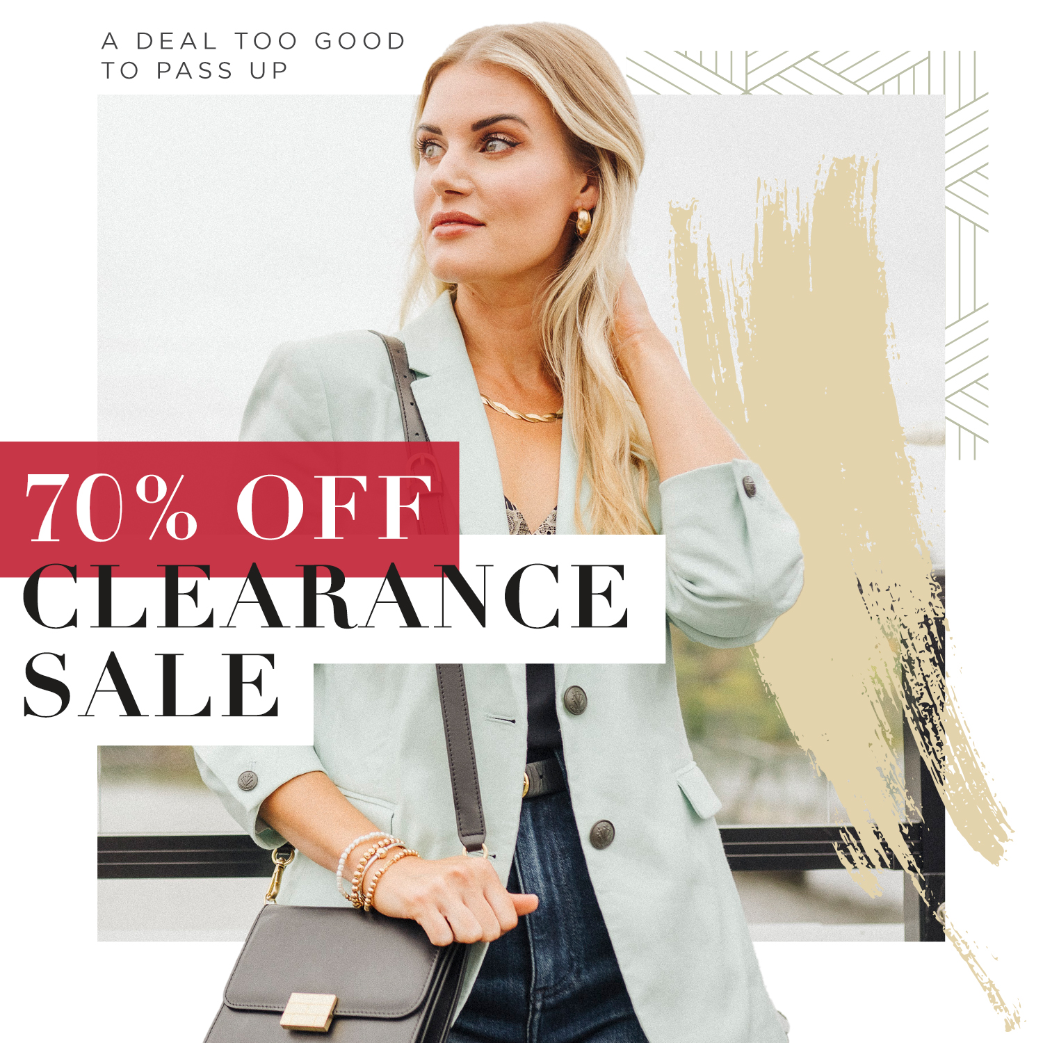 70% Off Clearance